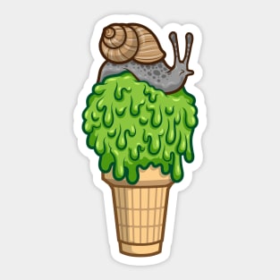 Snail Cone Sticker